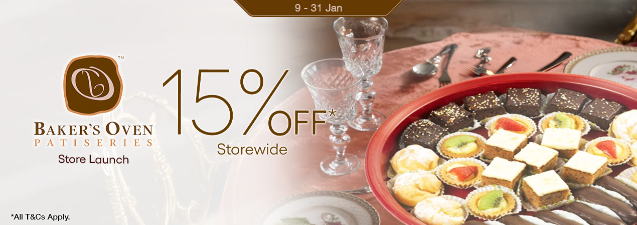 Baker's Oven Store Launch Banner