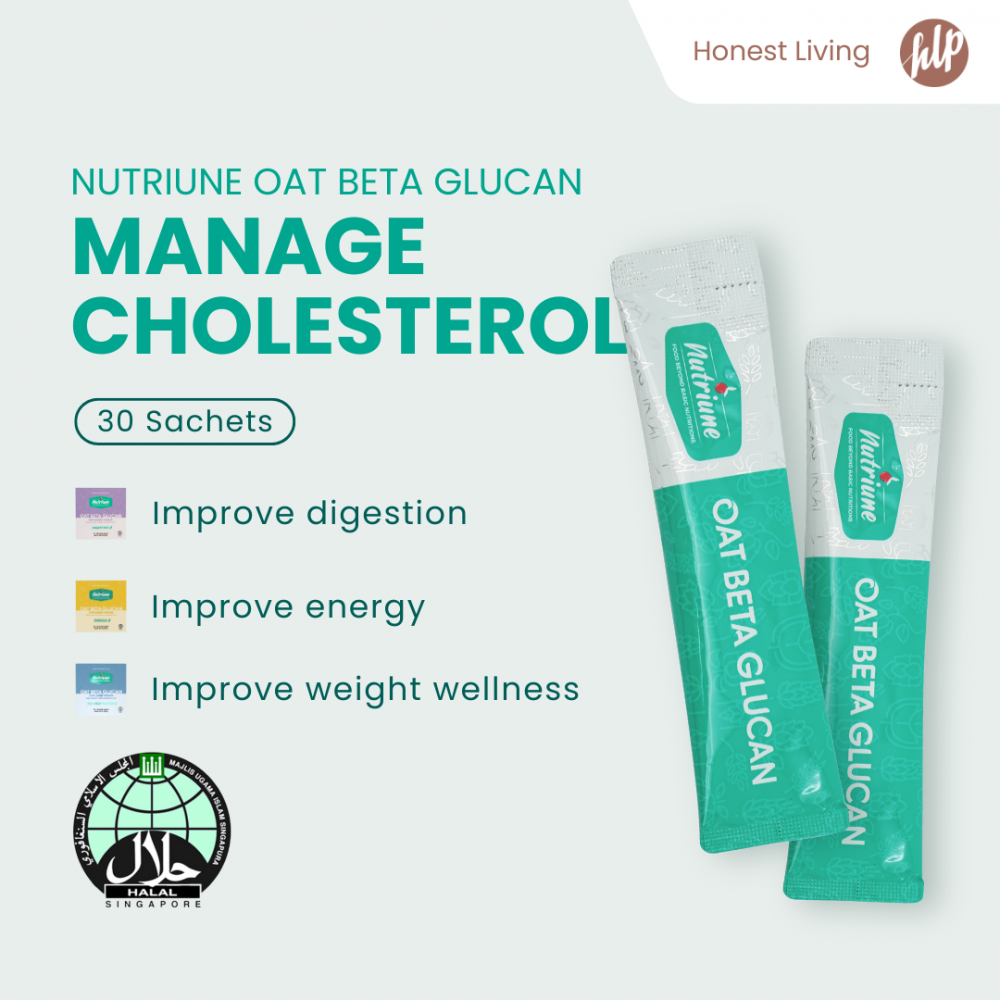 Nutriune Oat Beta Glucan | Promote Healthy Cholesterol Level (30 sachets/box) - Previously Sweden Farm
