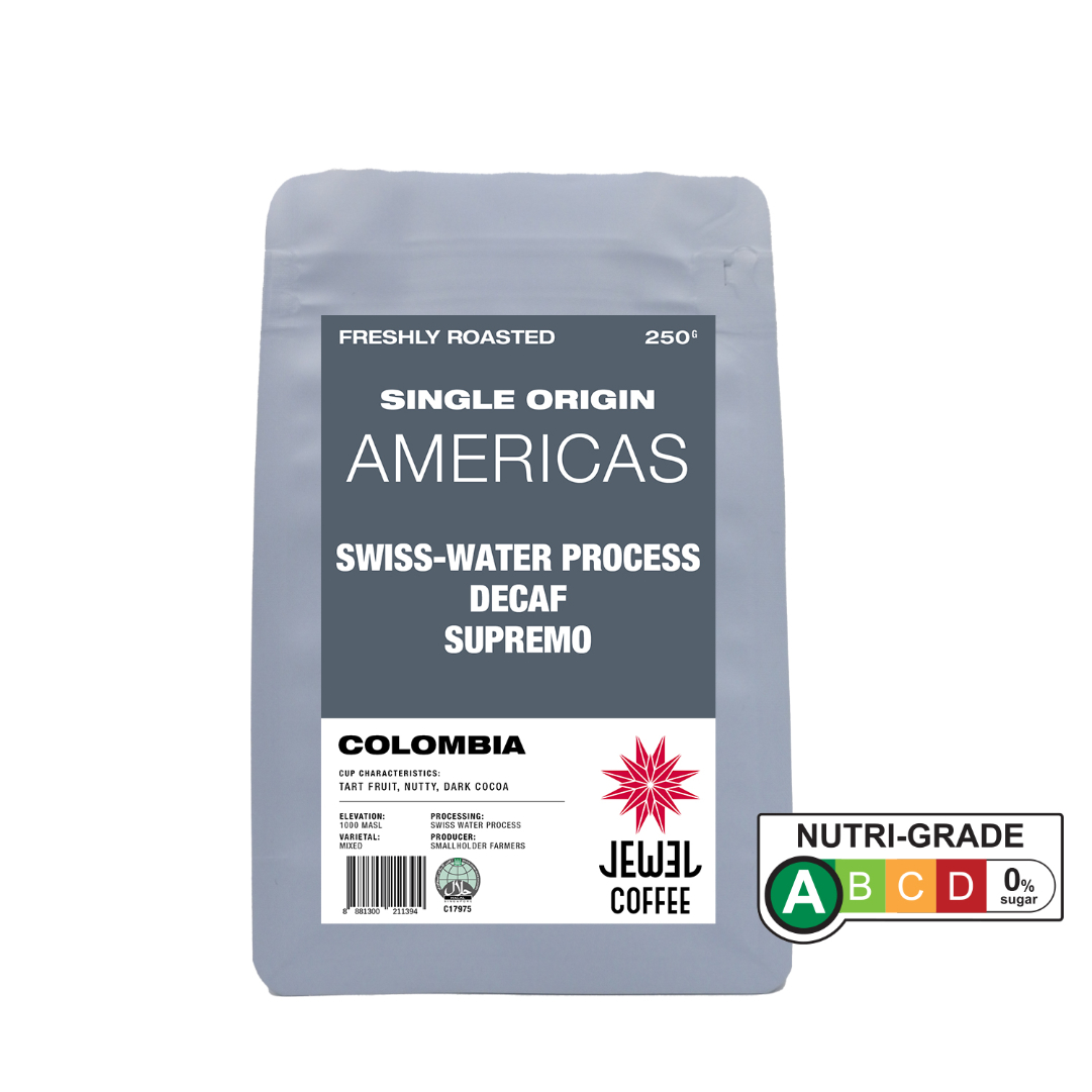 Jewel Coffee Coffee Beans - Decaf Colombia Range