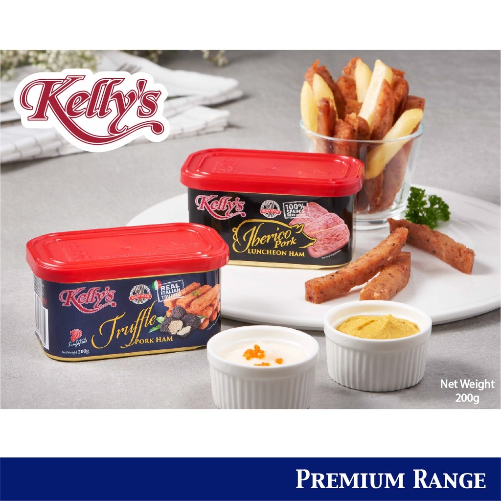 [Bundle of 8] Premium Truffle/Iberico Pork Luncheon Ham 200g (Non-Halal)