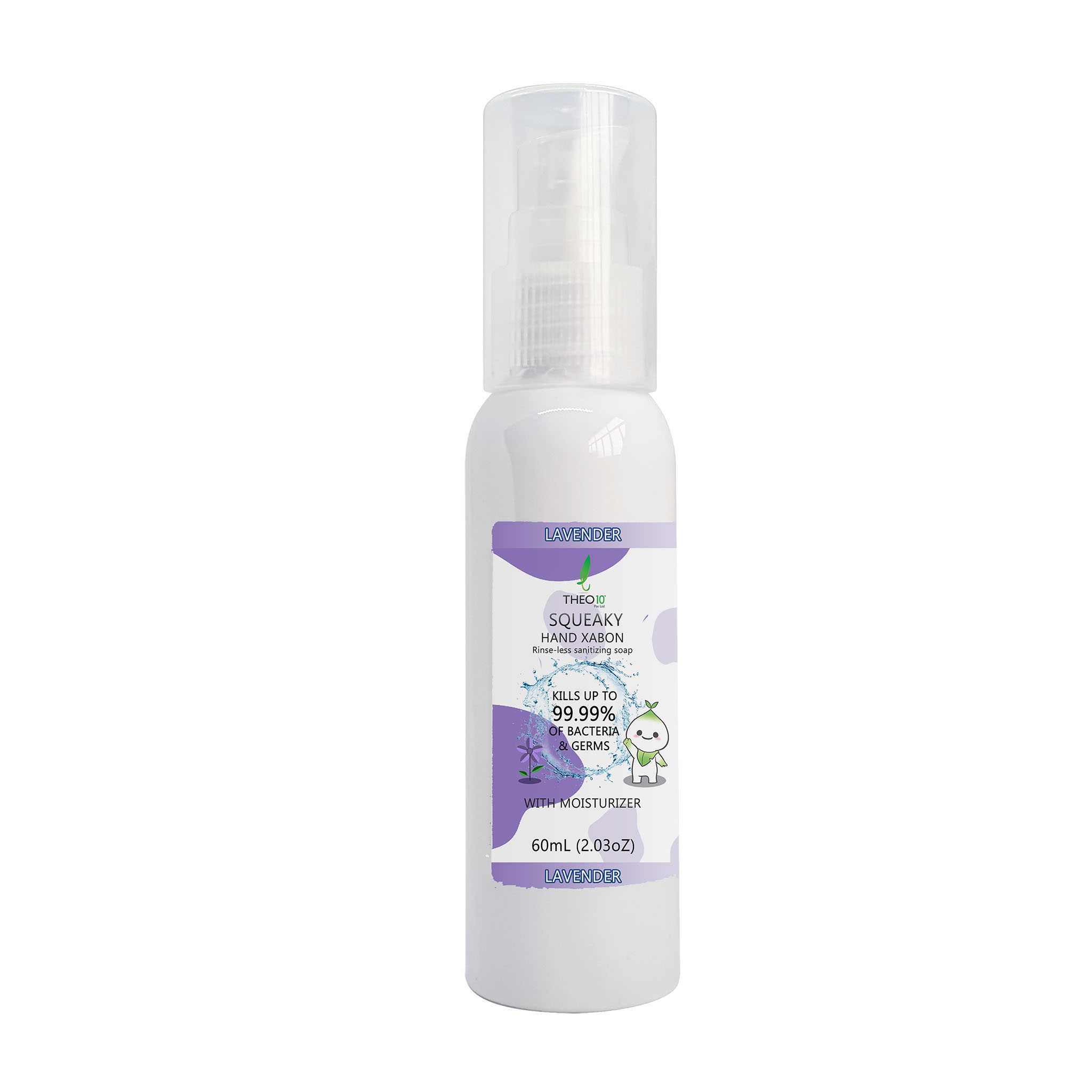 Theo10® Hand Xabon (Lavender) (60mL)