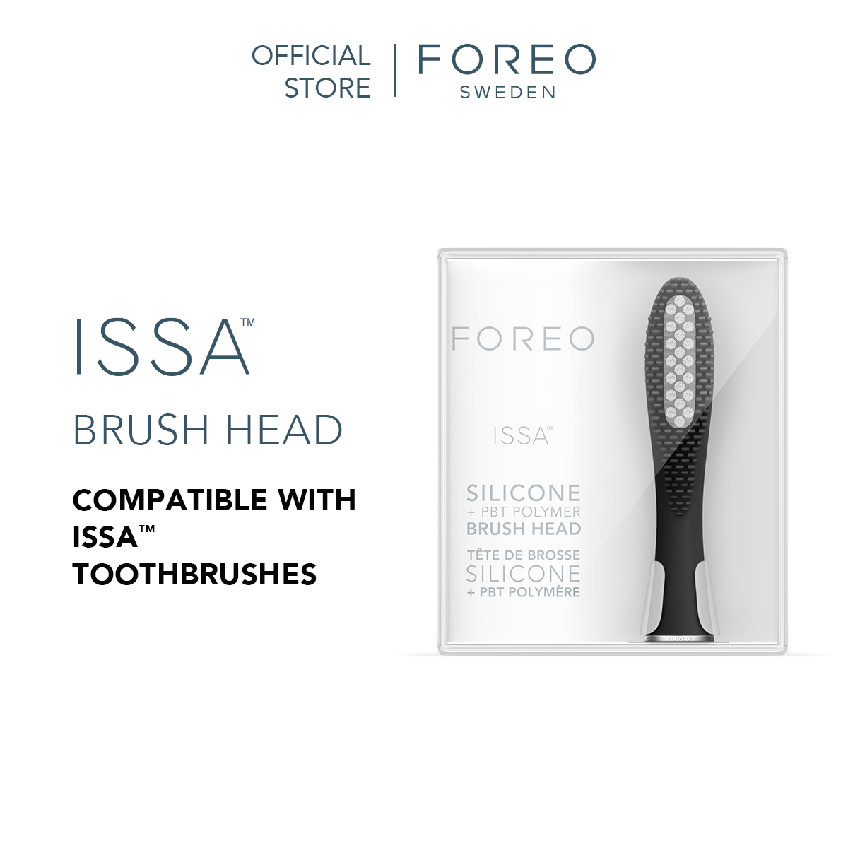 FOREO ISSA Brush Head (4 Colours)