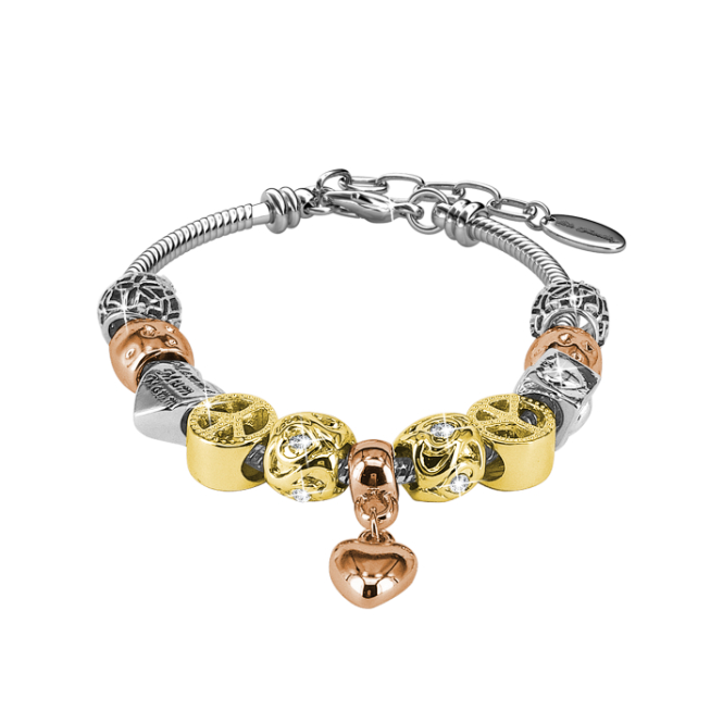 Hubris Charm Bracelet (Rose Gold)