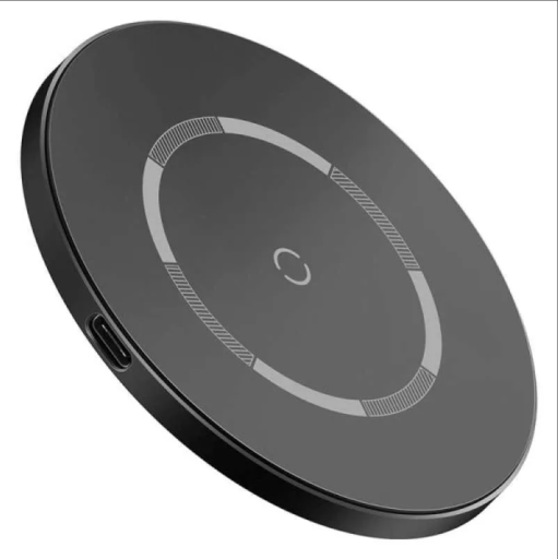 Baseus Simple Magnetic 15W Wireless Quick Charger (Black)