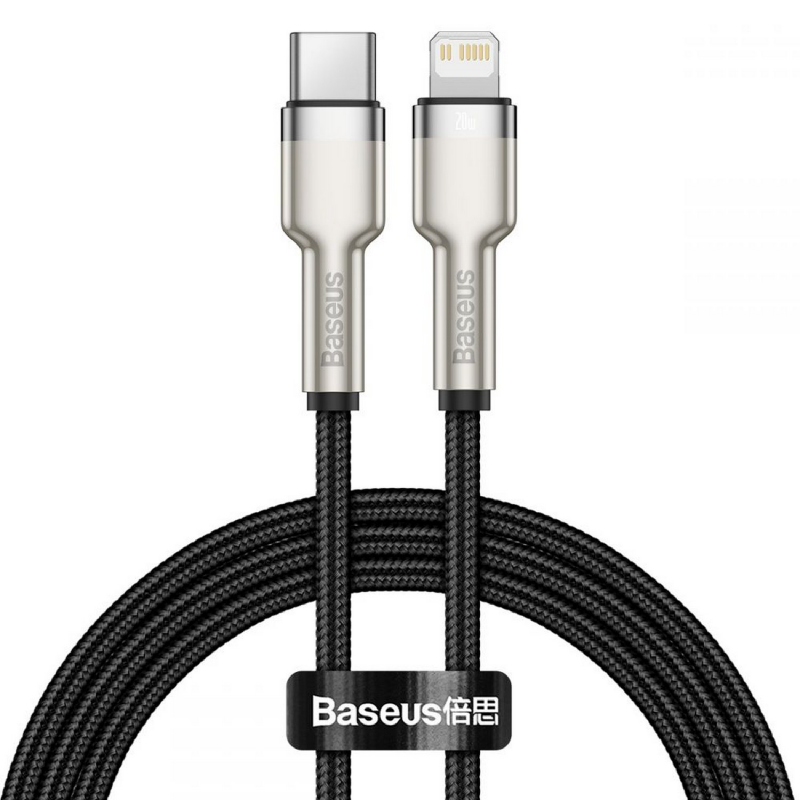 Baseus Cafule Series 20W Metal Data Cable 1m Type-C to iP PD (Black)