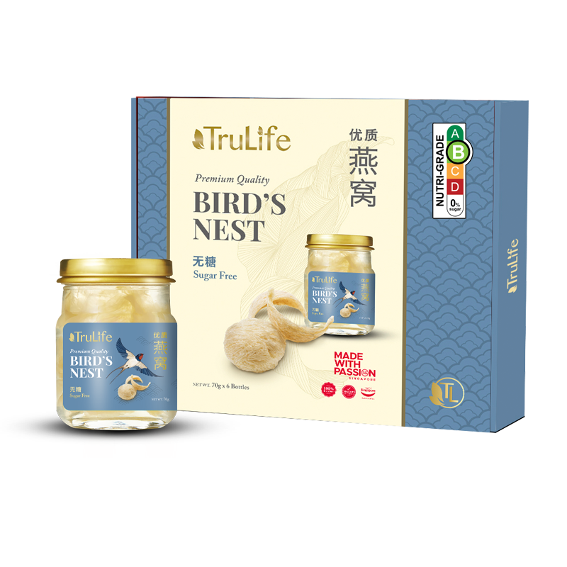 TRULIFE Premium Bird’s Nest (Sugar Free) 6’S X 70g