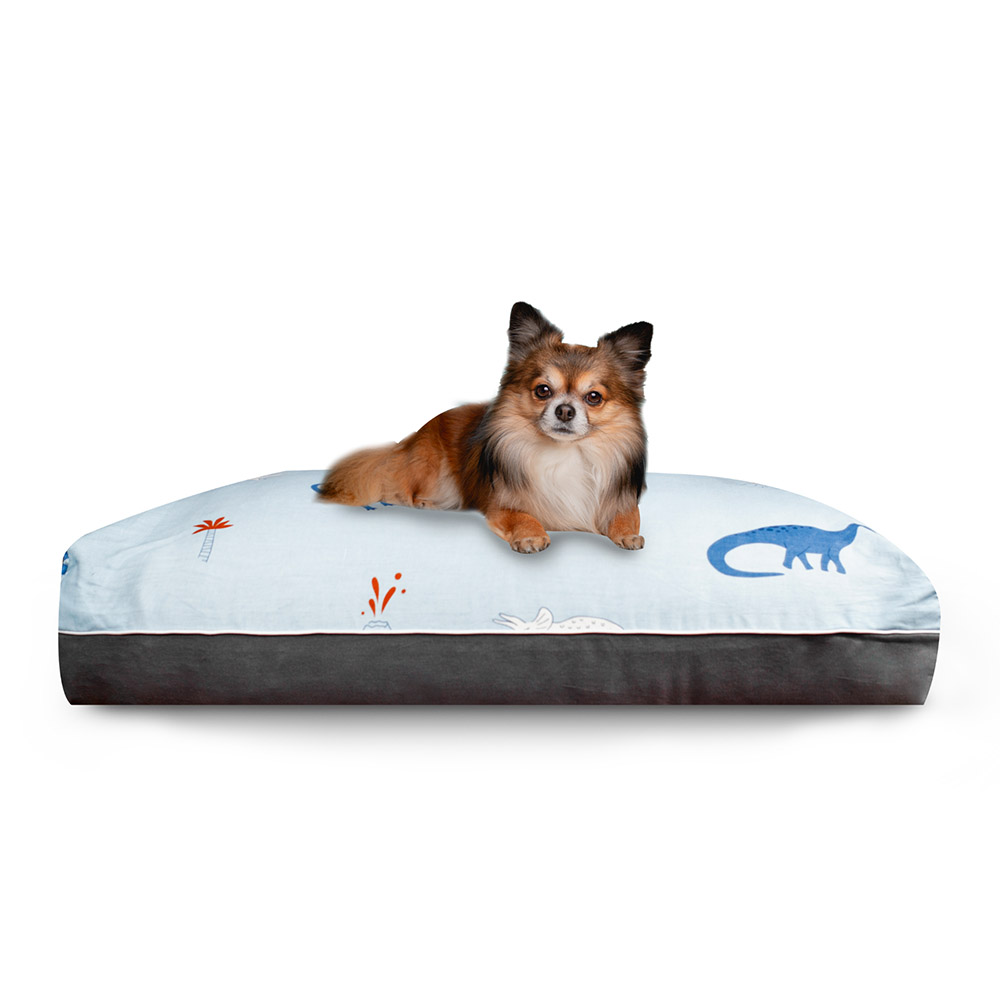 DreamCastle Cooling Dog Bed for puppies to medium sized breed - Dino