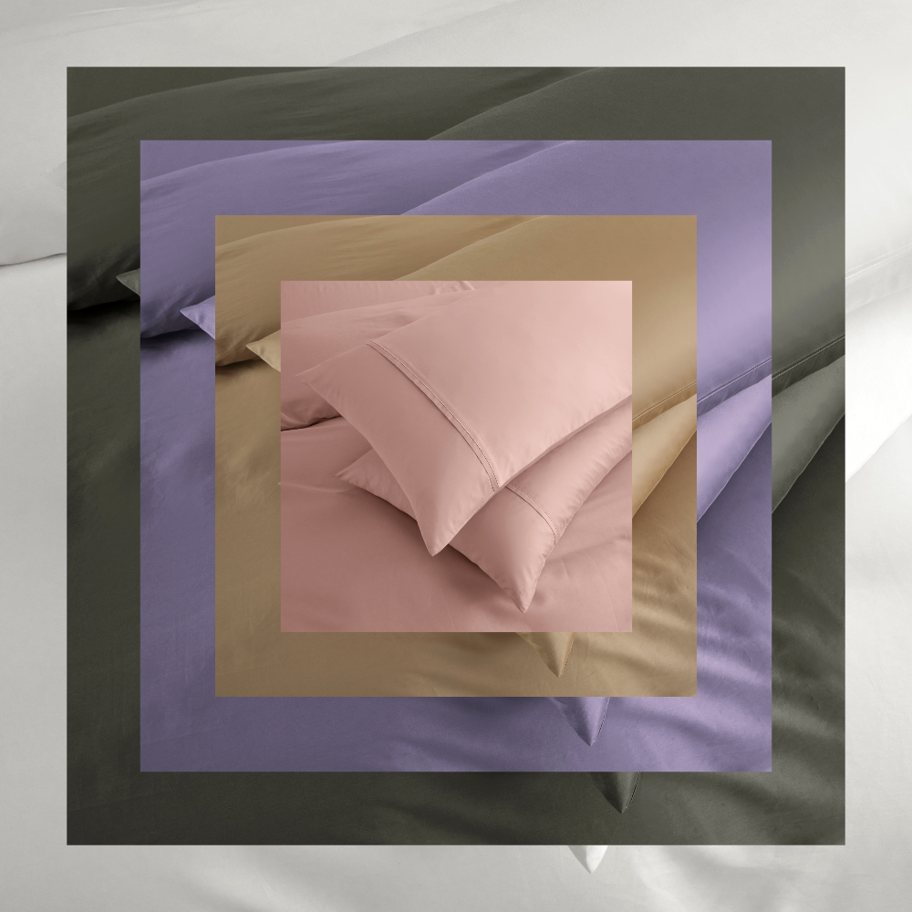 MYSTIQUE Pima Cotton Pillow Case ( 5 Colors Available )