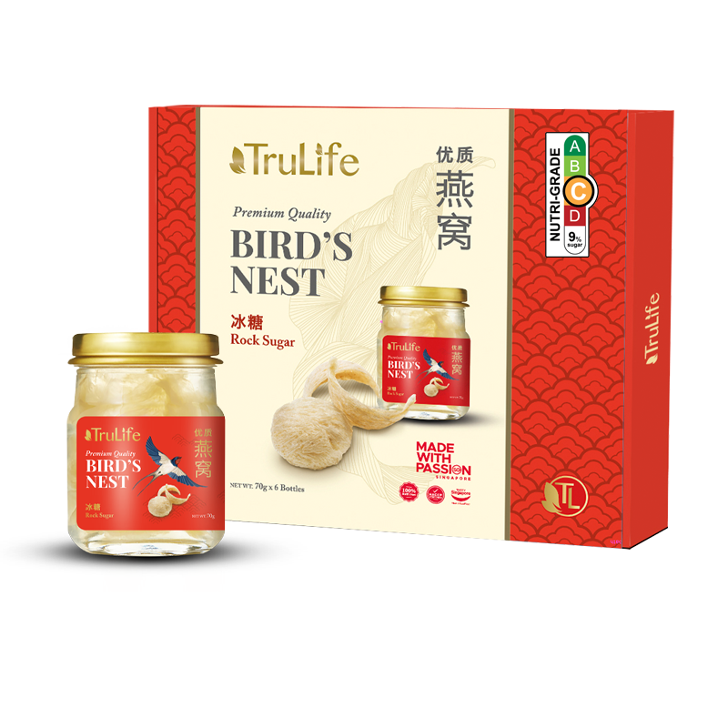 TRULIFE Premium Bird’s Nest With Rock Sugar 6’S X 70g