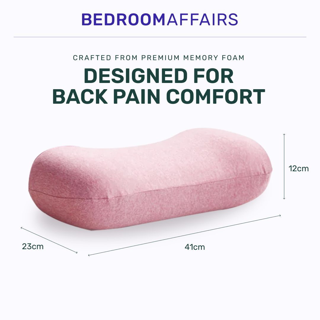 RINCO BONINGTON Therapeutic Lumber Support Pillow Back Rest Memory Pillow