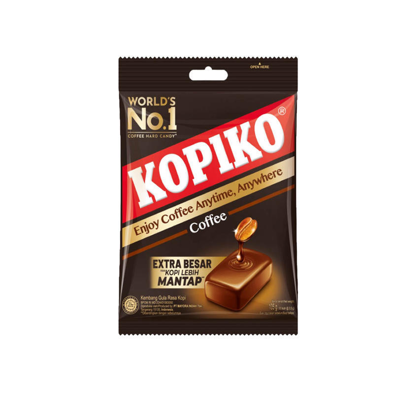 KOPIKO Coffee Candies Classic Extra Big Size 175g (3.5g x 50pcs/Bag)