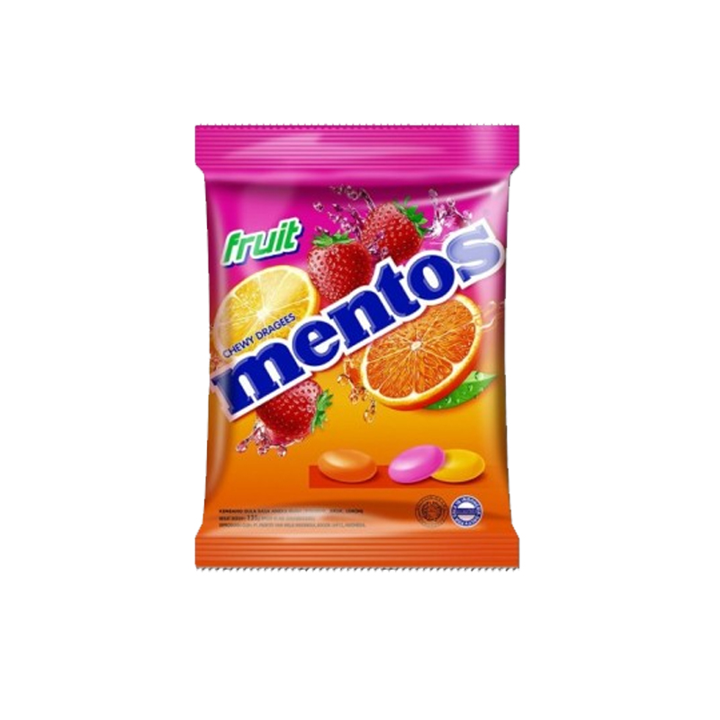 Mentos Fruit Candies 135g Halal