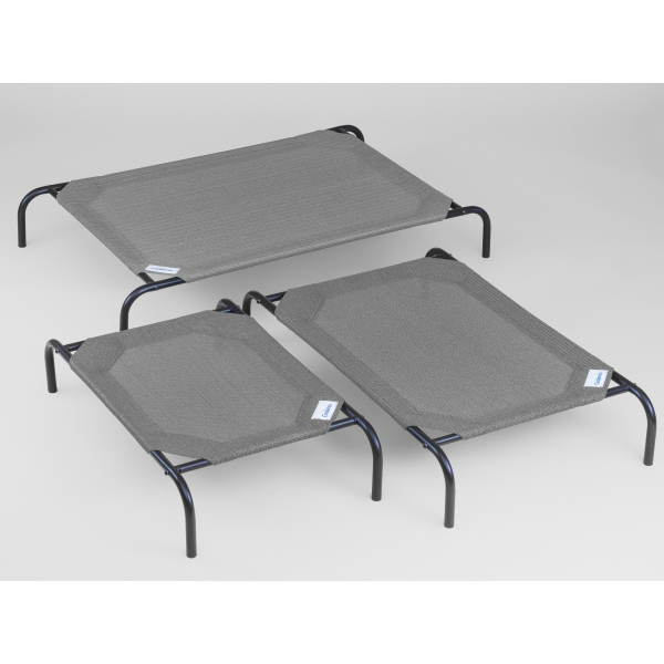 COOLAROO PET BED MEDIUM 107 X 65 X 20 CM LIGHT GREY