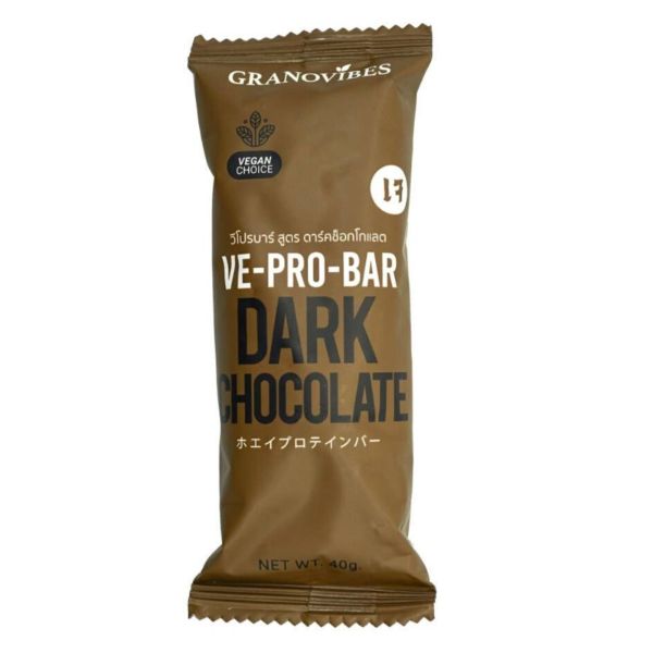 Dark Chocolate Ve-Pro-Bar 40g