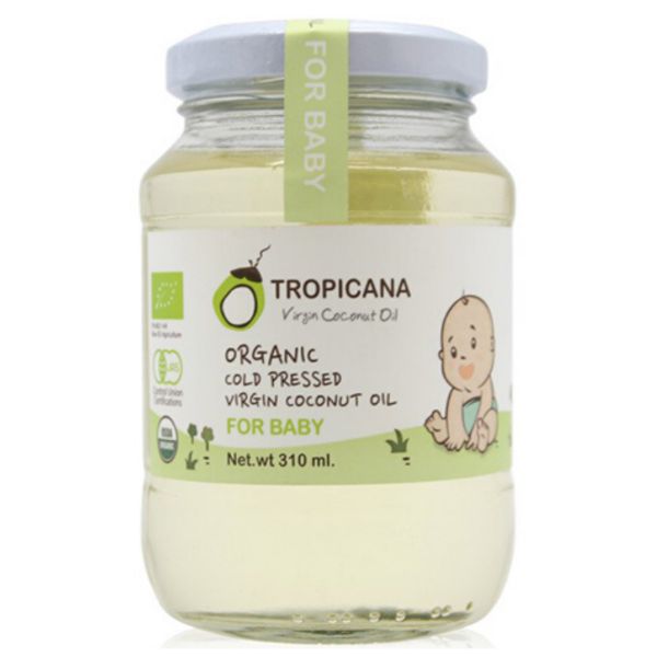 Organic Cold Pressed Virgin Coconut Oil 310ml (For Baby)