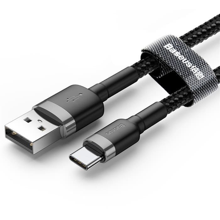Baseus Cafule Series 40W Metal Data Cable 1m USB to Type-C (Black)