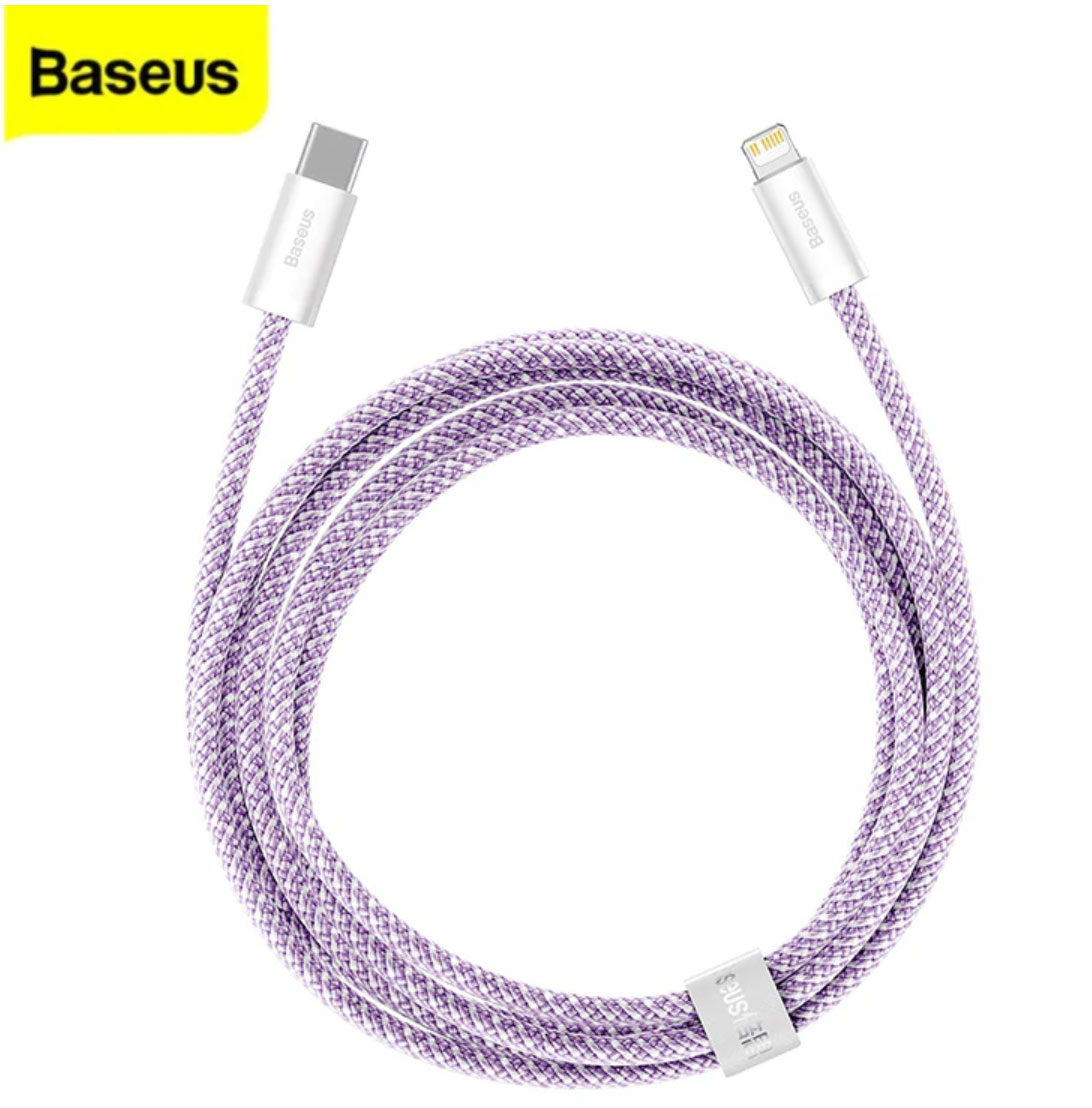 Baseus Cafule Series 20W Metal Data Cable 1m Type-C to iP PD (Purple)