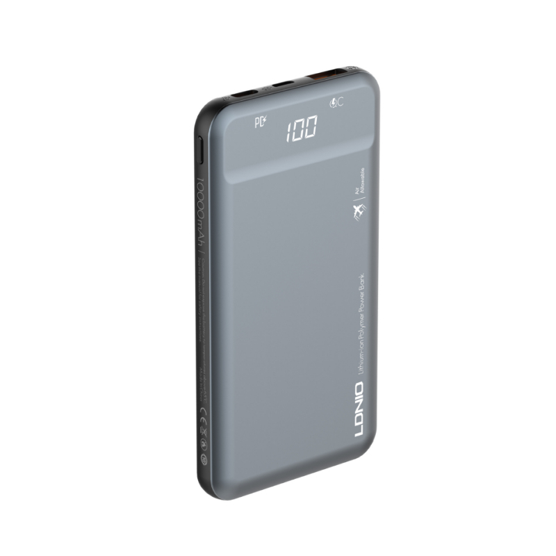 LDNIO Power Monster QC3.0 10000mAh Power Bank with LED Display