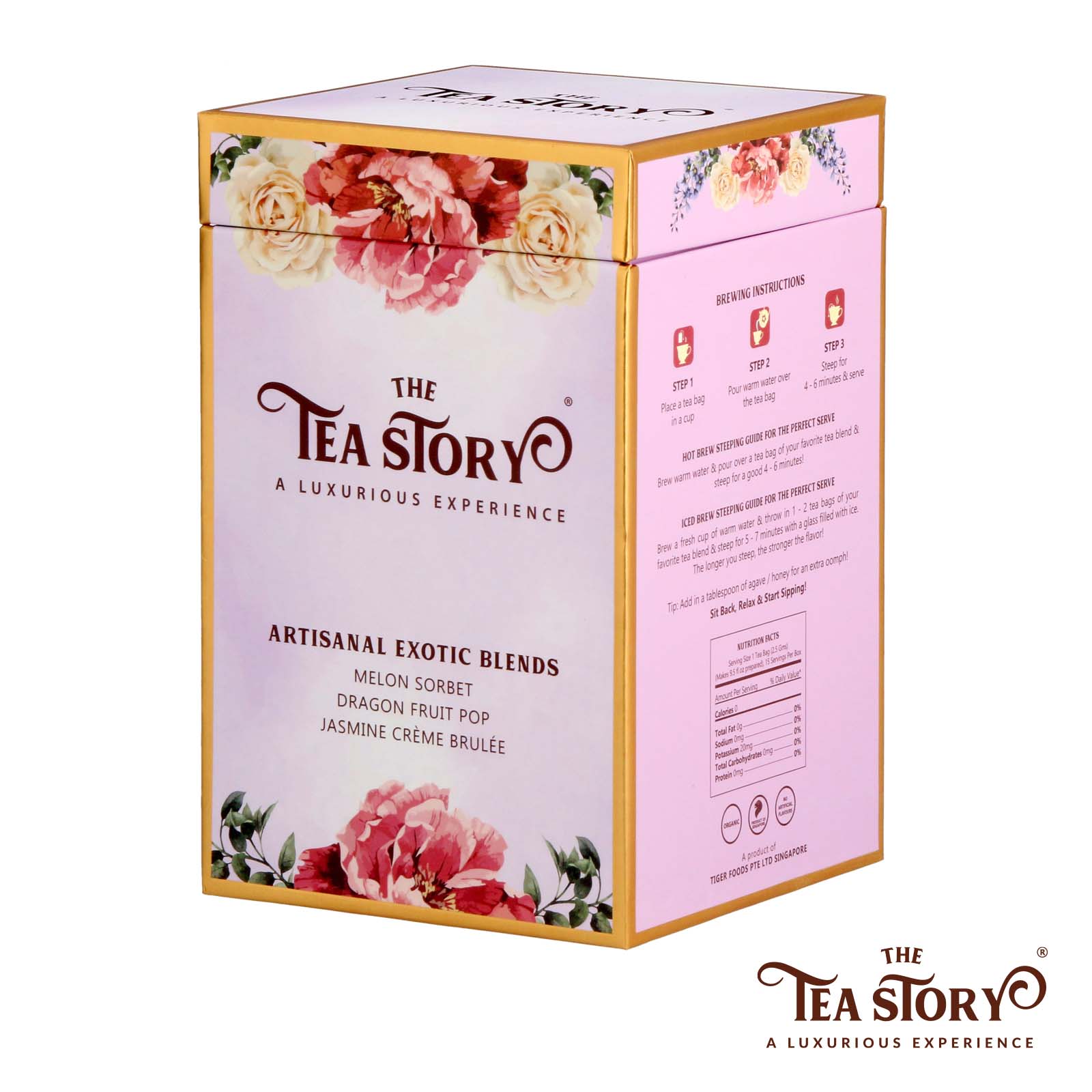 The Tea Story Exotic Blends Assorted Tea Box