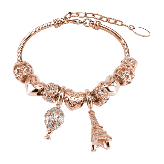 La Ville Charm Bracelet (Rose Gold)