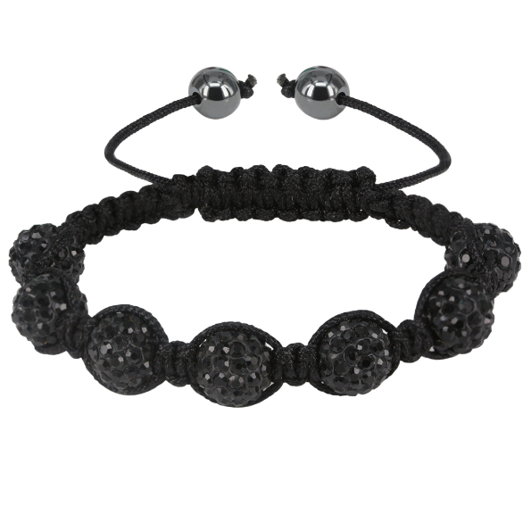 Shamballa Bracelet (Black)
