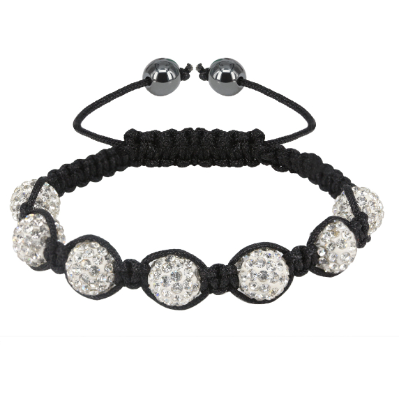Shamballa Bracelet (White)
