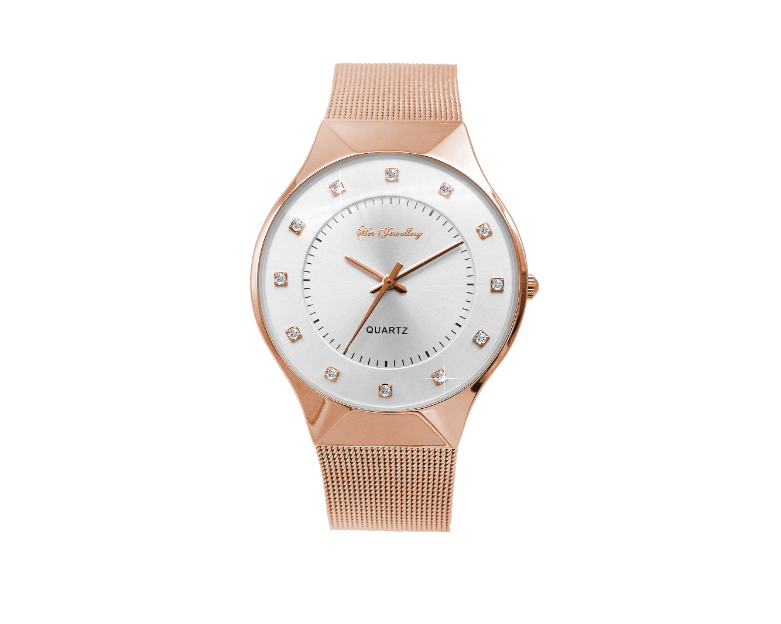 Classic Mesh Watch (Rose Gold)