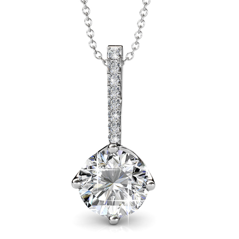 Elegant Pendant - Embellished with Zirconia from Swarovski®