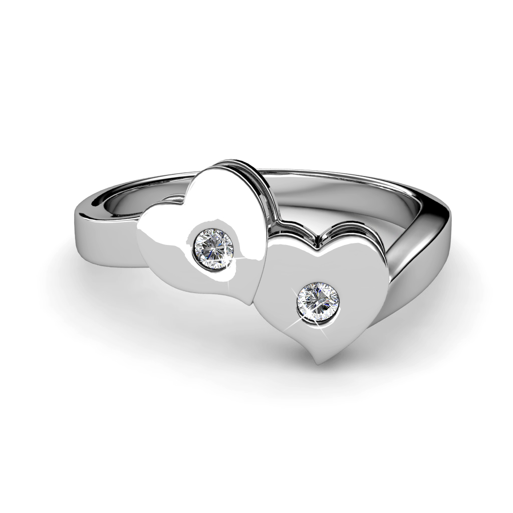 Double Love Ring - US Size 6