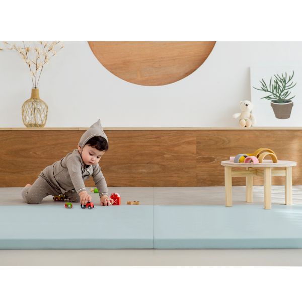 Designskin Candy Plus Playroom Folder Mat - Mint Grey + Ash Grey 200