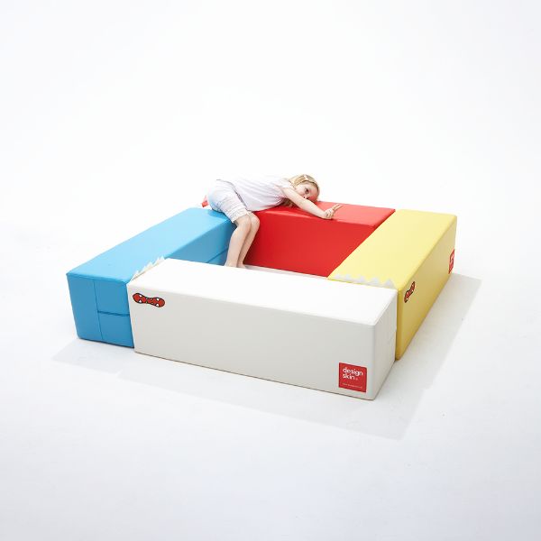 Designskin Gym Basic Kid Stool - Red