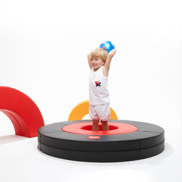 Designskin Baby Play Donut Sofa (B Type (Black + Red)