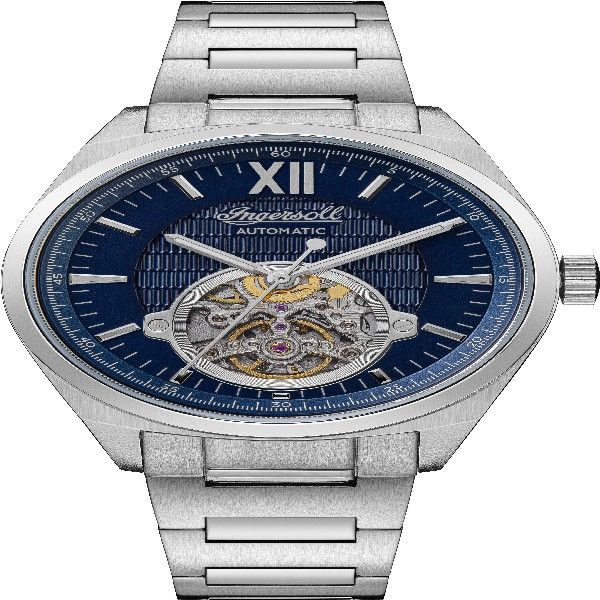 Ingersoll The Shelby Automatic Silver Stainless Steel I10902 Silver Stainless Strap Men's Watch