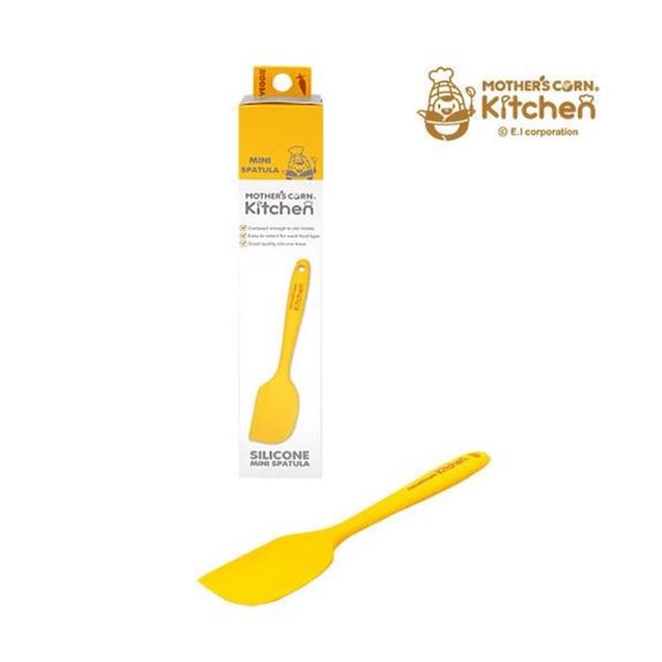 Mother's Corn Silicone Mini Spatula Yellow