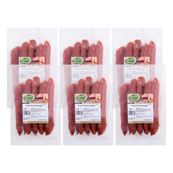 [Bundle of 6] Kizmiq Oriental Chicken Sausages 500g (Halal)
