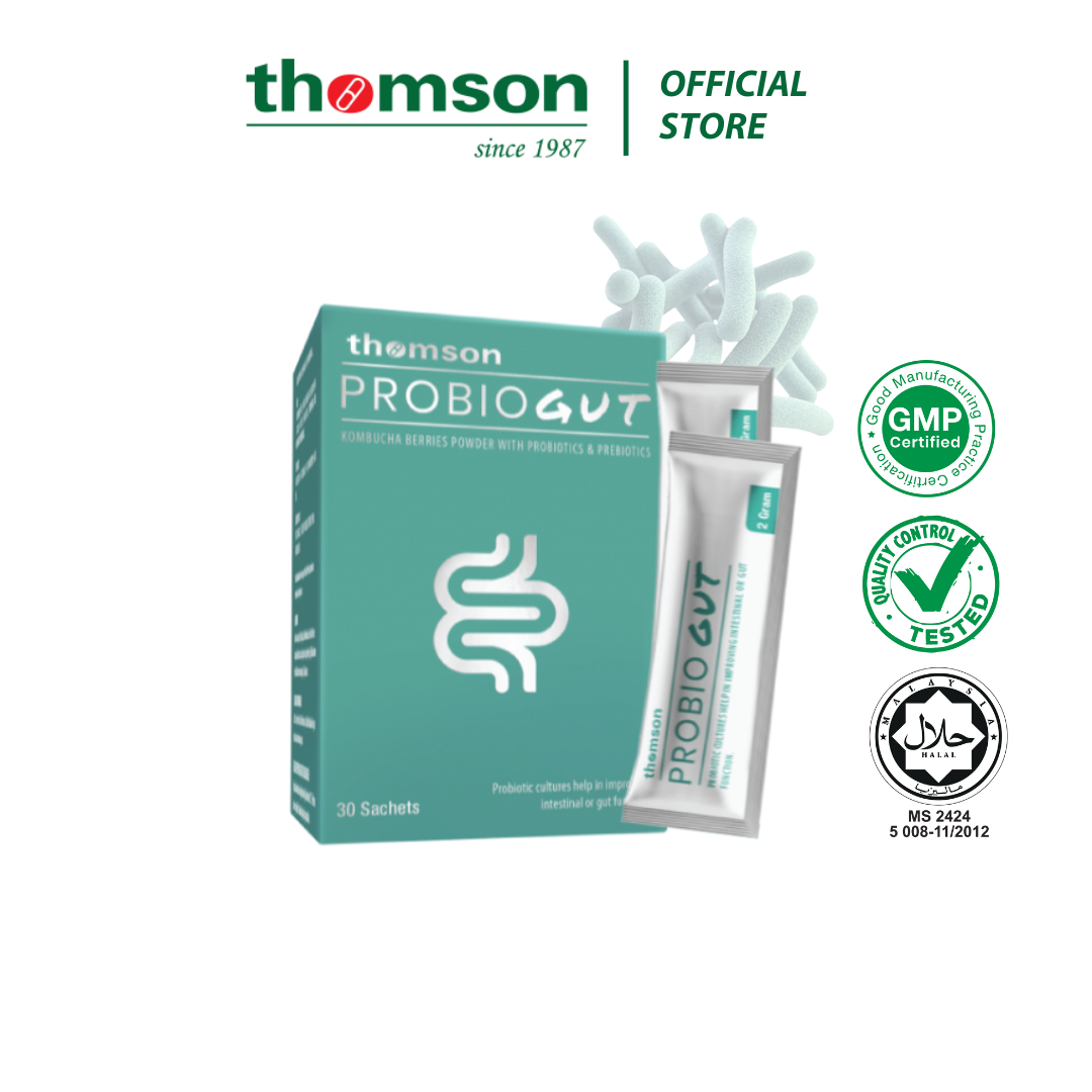 Thomson Probiogut Pre and Probiotics - Promote Healthy Gut & Body Mass (30 Sachets)