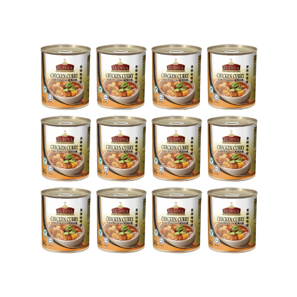 [Bundle of 12] El-Dina Chicken Curry with Potatoes 300g (Halal)